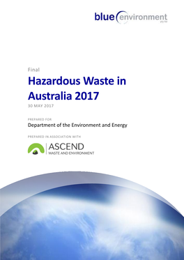 Hazardous Waste in Australia 2017 30 MAY 2017