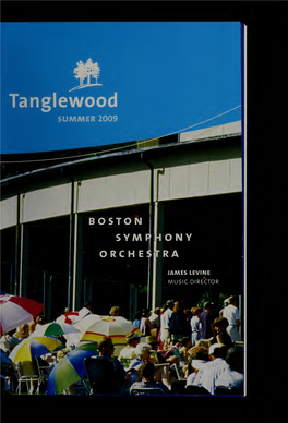 Boston Symphony Orchestra Concert Programs, Summer, 2009, Tanglewood