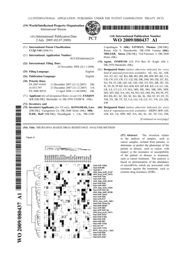 WO 2009/080437 Al