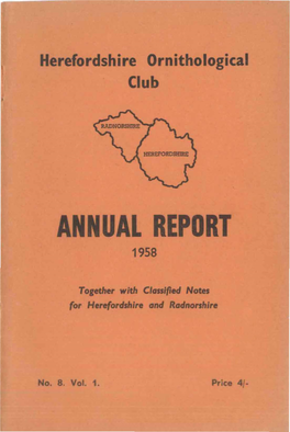 Annual Report 1958