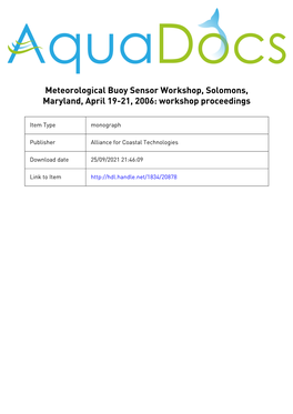 Meteorological Buoy.Indd