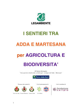 I Sentieri Tra Adda E Martesana Per Agricoltura E Biodiversita' 8