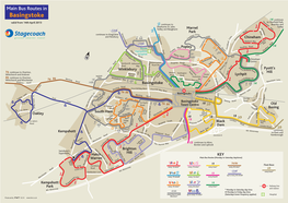 Route Map for Basingstoke Community Transport Service 55A (Outbound)