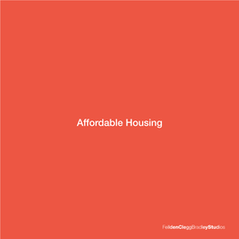 Affordable Housing Brochure