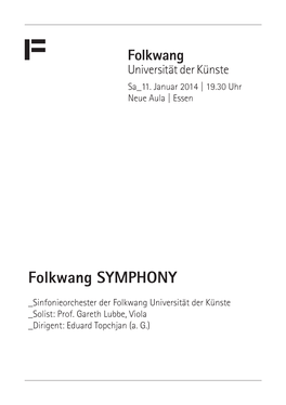 Folkwang SYMPHONY