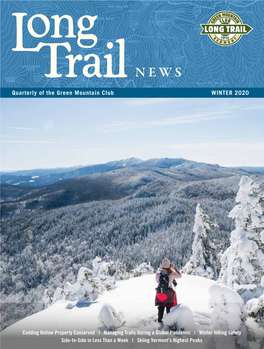 Winter 2020 Long Trail News