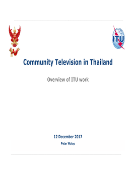 Community Television in Thailand