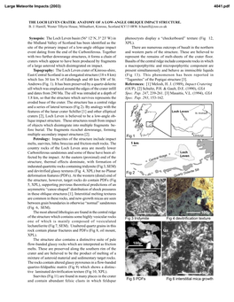 Synopsis: the Loch Leven Basin (56° 12' N, 3° 23' W) in the Midland