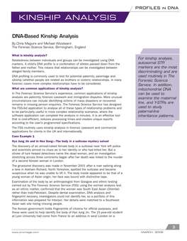 DNA-Based Kinship Analysis