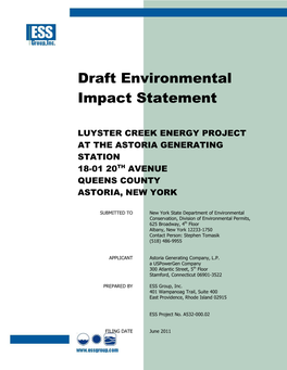 Draft Environmental Impact Statement