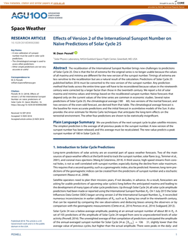 Effects of Version 2 of the International Sunspot Number on Naïve