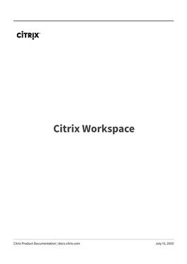 Citrix Workspace