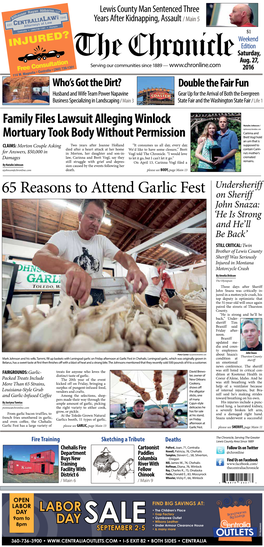 65 Reasons to Attend Garlic Fest