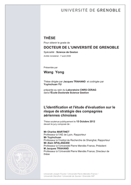 Thëse Docteur De L'université De Grenoble