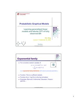 Exponential Family