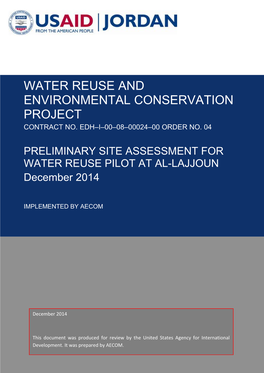 Water Reuse and Environmental Conservation Project Contract No