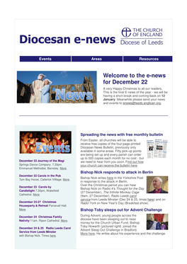 Diocesan E-News