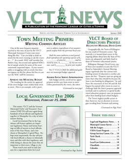 VLCT News 2006-01