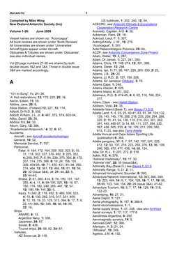 1 Compiled by Mike Wing New Zealand Antarctic Society (Inc