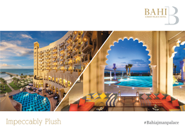 Impeccably Plush #Bahiajmanpalace ARABIC BUFFET MENU / AED 165 MENU 01