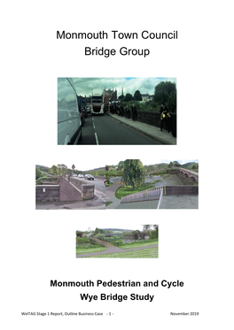 Monmouth Pedestrian and Cycle Wye Bridge Study