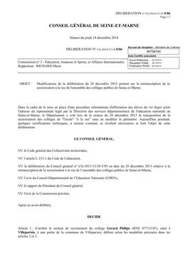 Conseil Général De Seine-Et-Marne