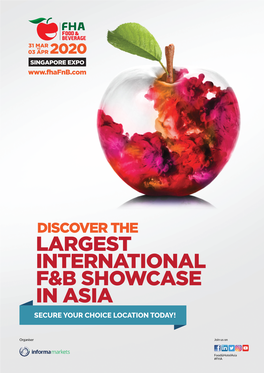 Largest International F&B Showcase in Asia
