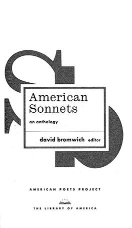 American Sonnets