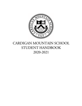 Student Handbook 2020-2021