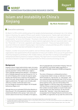 Islam and Instability in China's Xinjiang