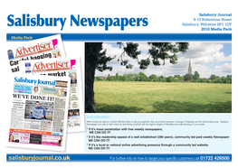Salisbury Newspapers 2010 Media Pack