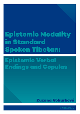 Epistemic Verbal Endings and Copulas (Preview)