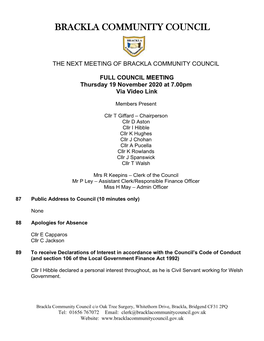 Brackla Community Council