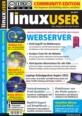 Webserver WEBSER  Shell-Zugriff Via Webbrowser Debian 6.0 S