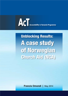 A Case Study of Norwegian Church Aid (NCA)