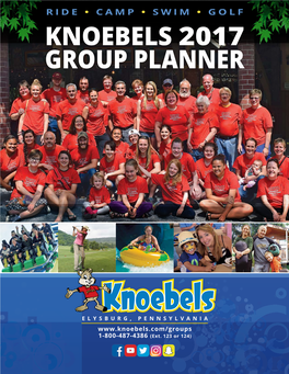 Knoebels 2017 Group Planner