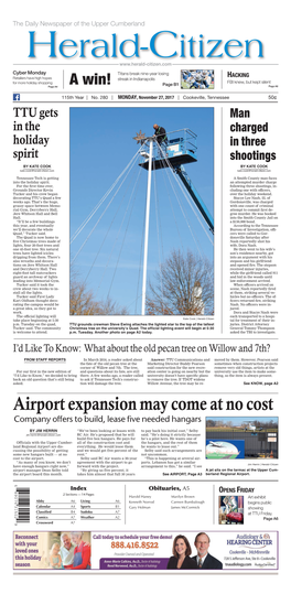 Airport Expansion May Come at No Cost Company Offers to Build, Lease Five Needed Hangars
