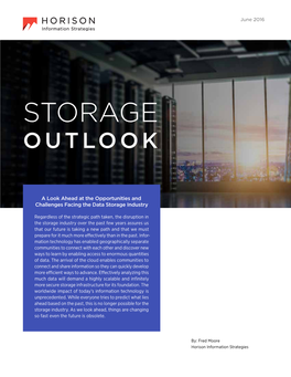 Storage Outlook