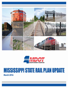 3.) MS State Rail Plan 2016