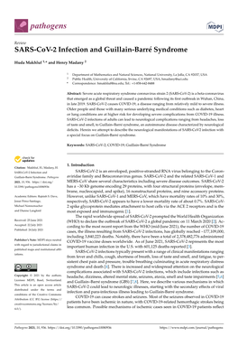 SARS-Cov-2 Infection and Guillain-Barré Syndrome