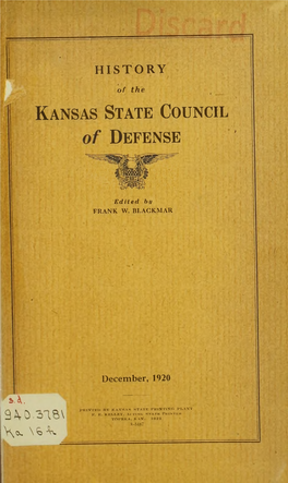 Kansas State Council Ofdefense