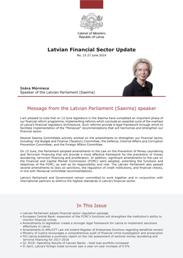 Latvian Financial Sector Update