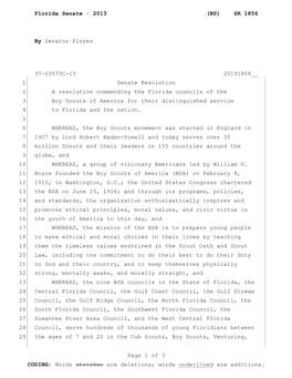 2013 (NP) SR 1856 by Senator Flores 37-03573C-13 20131856__ Page 1 of 3 CODING