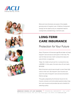 Long-Term Care Insurance Protection for Your Future