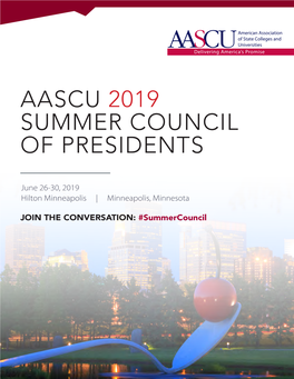Aascu 2019 Summer Council of Presidents