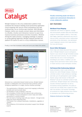 Mindjet Catalyst Datasheet