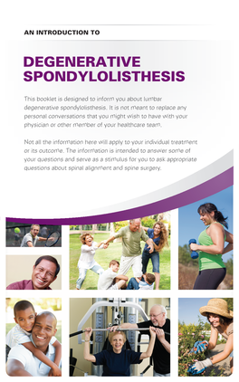 Degenerative Spondylolisthesis