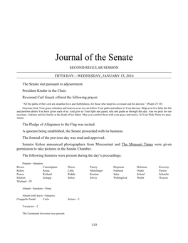 Journal of the Senate