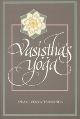 Vasistha's Yoga