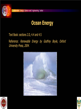 Ocean Energy